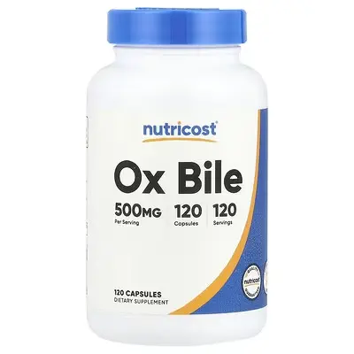 Nutricost Ox Bile 500mg Capsules